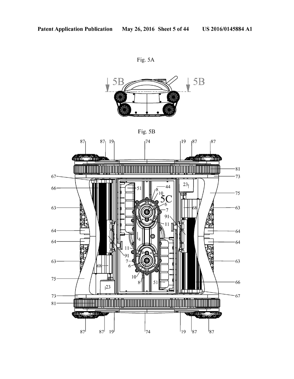 ROBOTIC POOL CLEANING APPARATUS - diagram, schematic, and image 06