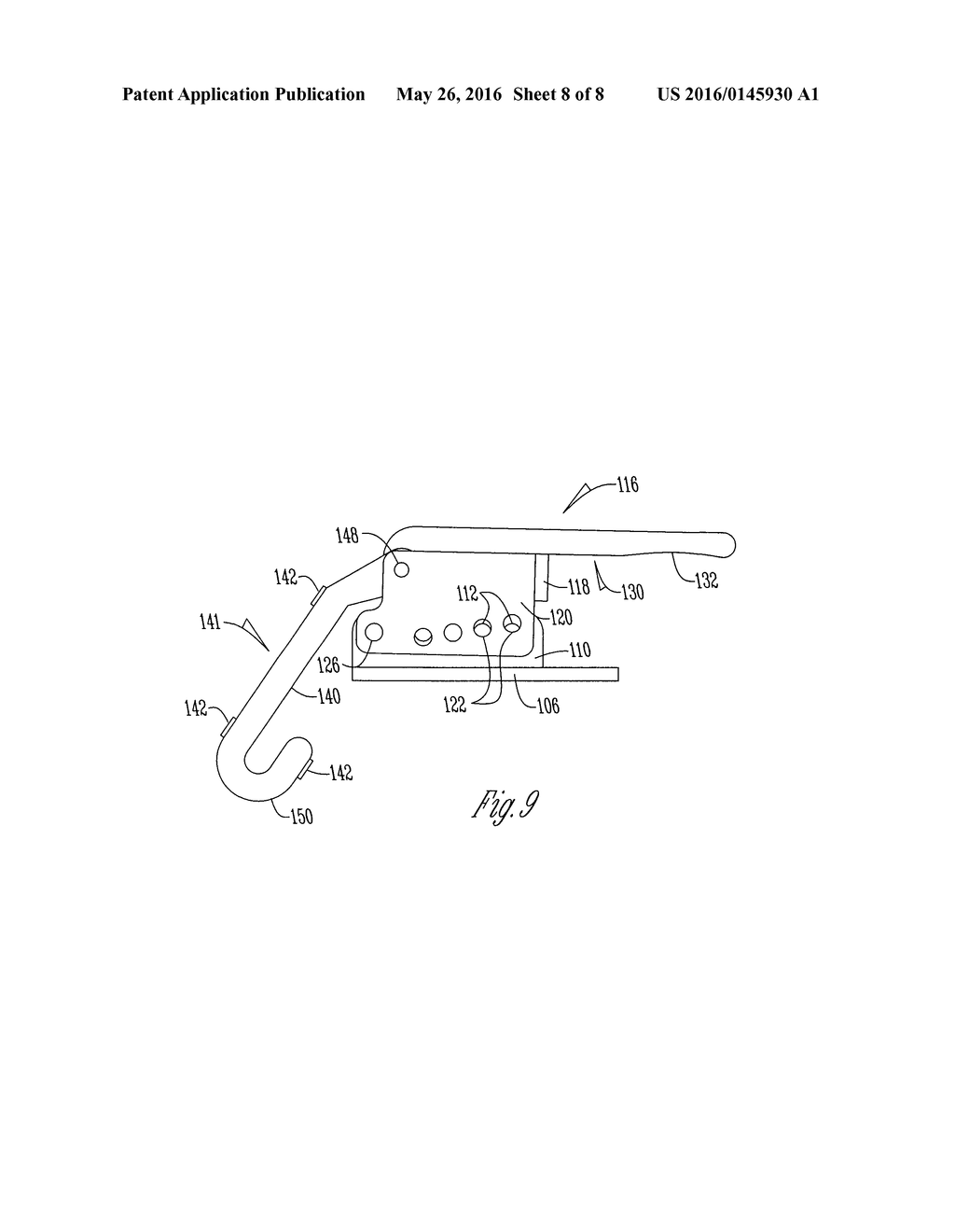 ARCUATE DRIVE THROUGH BIN DOOR ASSEMBLY - diagram, schematic, and image 09