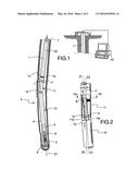 ARRANGEMENT AND DOWN-THE-HOLE DRILLING EQUIPMENT FOR ANGULAR SETTING OF A     DRILL STRING diagram and image