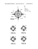 ARRANGEMENT AND DOWN-THE-HOLE DRILLING EQUIPMENT FOR ANGULAR SETTING OF A     DRILL STRING diagram and image