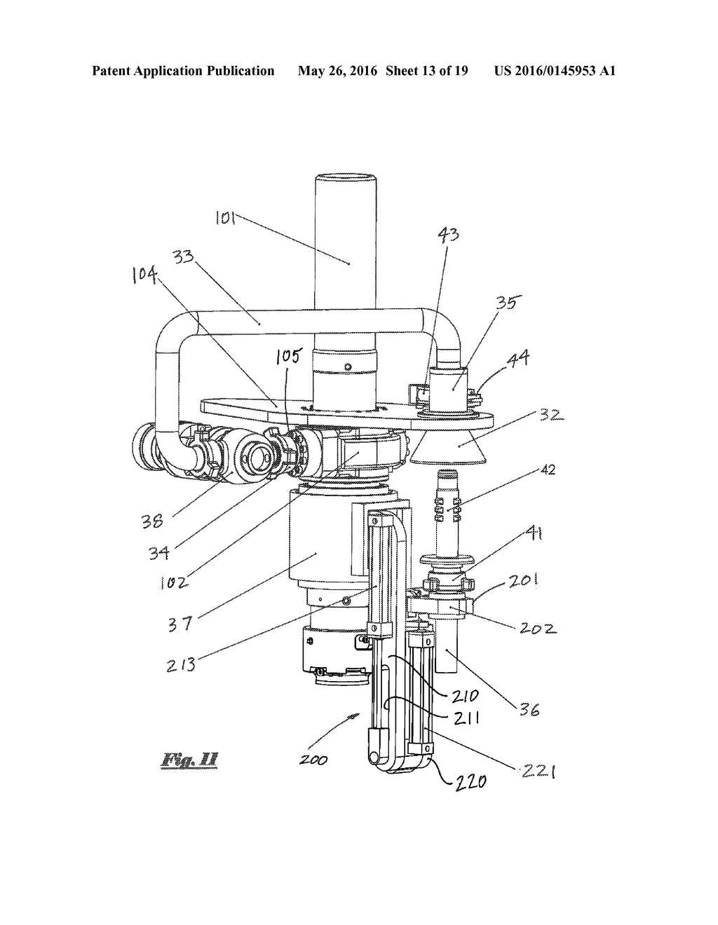 METHOD AND APPARATUS FOR AUTOMATED CONNECTION OF A FLUID CONDUIT - diagram, schematic, and image 14