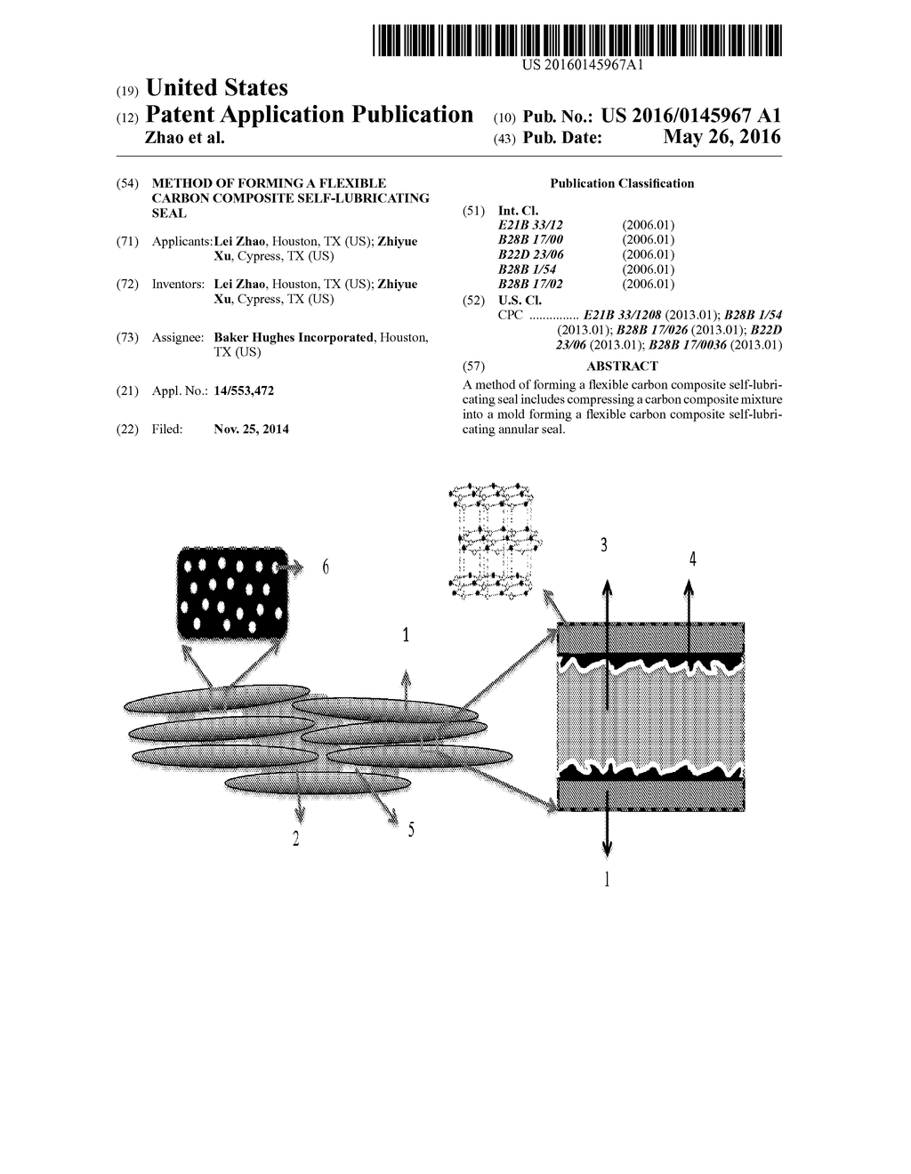 METHOD OF FORMING A FLEXIBLE CARBON COMPOSITE SELF-LUBRICATING SEAL - diagram, schematic, and image 01