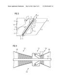 TURBINE BLADE OR VANE HAVING A STEPPED AND BEVELED PLATFORM EDGE diagram and image