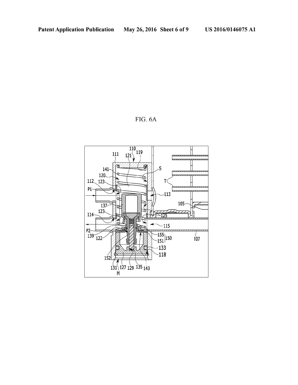 OIL COOLER FOR VEHICLE HAVING BYPASS VALVE OPERATED BY TEMPERATURE OF     WORKING FLUID - diagram, schematic, and image 07