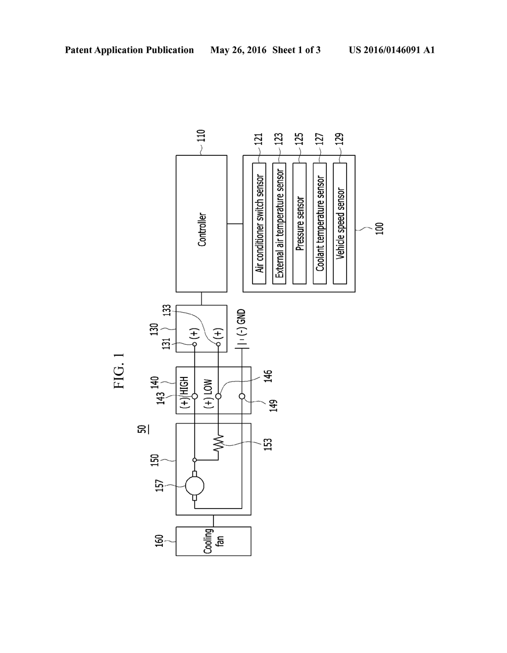 APPARATUS AND METHOD FOR CONTROLLING COOLING FAN OF VEHICLE - diagram, schematic, and image 02