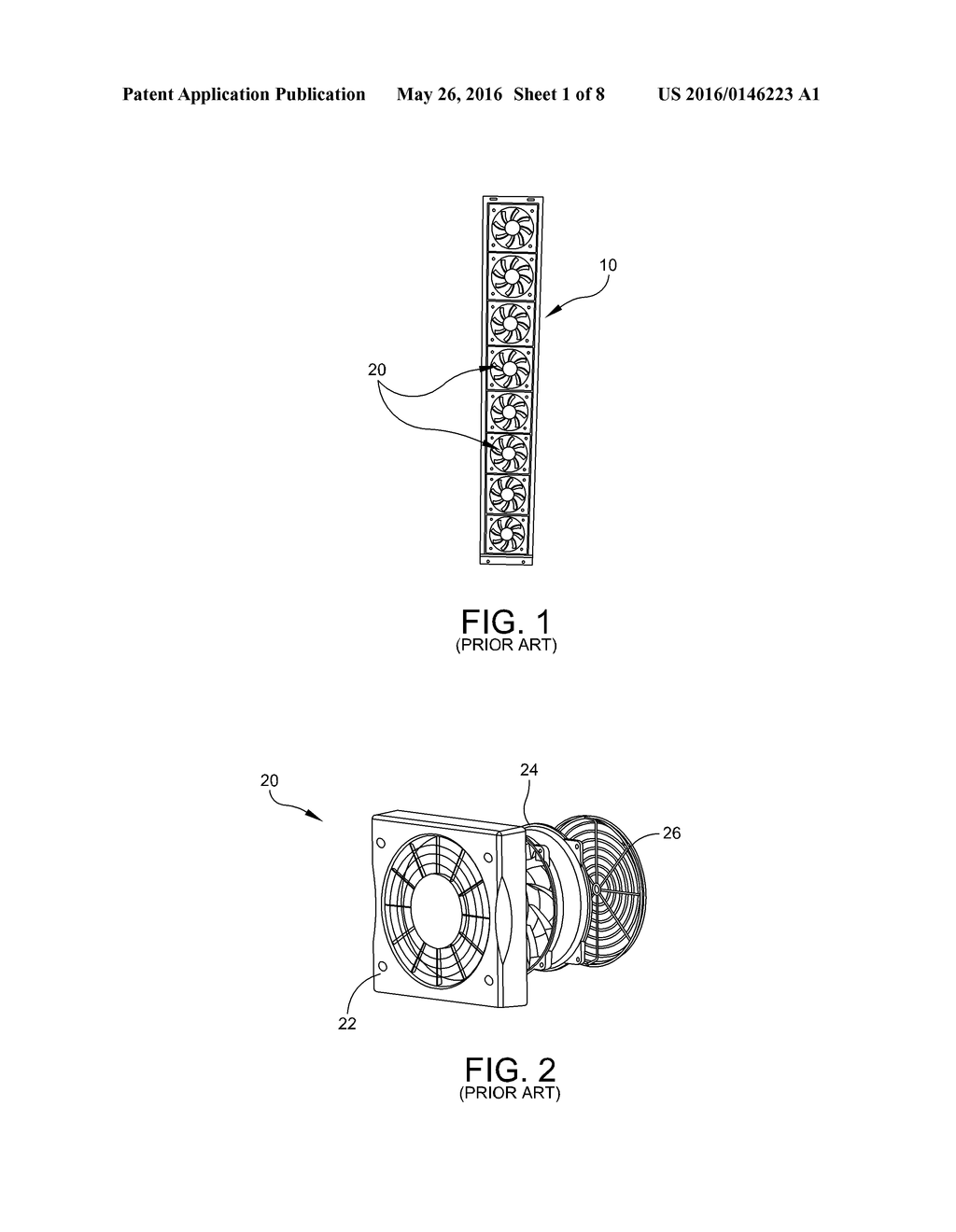 COOLING RACK FAN MODULE AND METHOD OF COOLING - diagram, schematic, and image 02