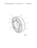 INSTRUMENTED BEARING AND METHOD OF MANUFACTURING SUCH AN INSTRUMENTED     BEARING diagram and image