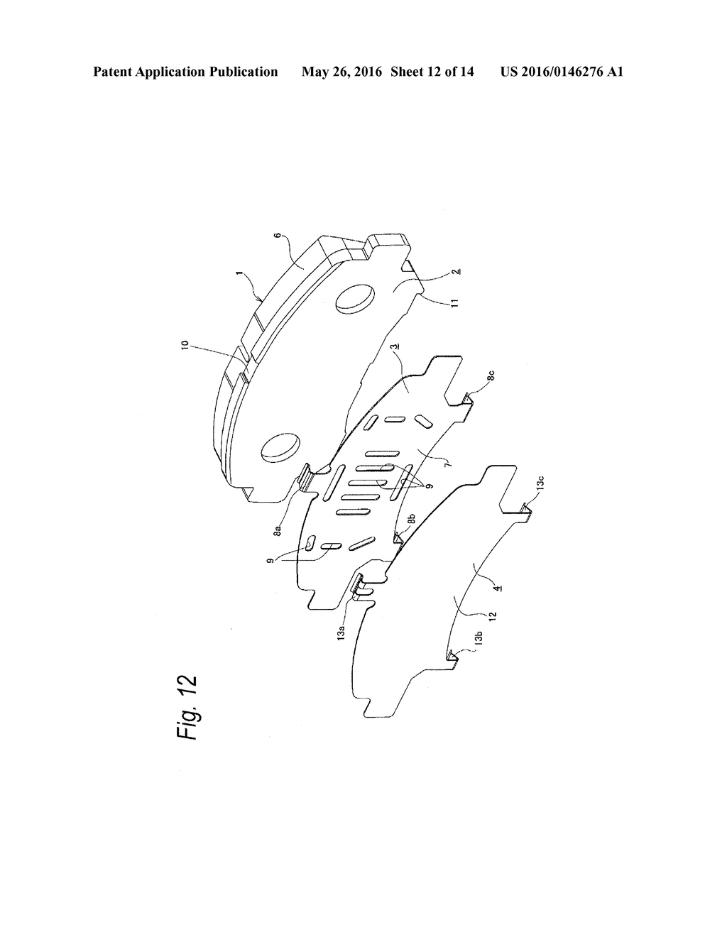 SHIM ASSEMBLY FOR DISK BRAKE - diagram, schematic, and image 13