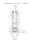 SHOCK ABSORBERS HAVING A COMPOSITE BASE ASSEMBLY WITH AXIAL FLEXIBILITY     COMPENSATION diagram and image