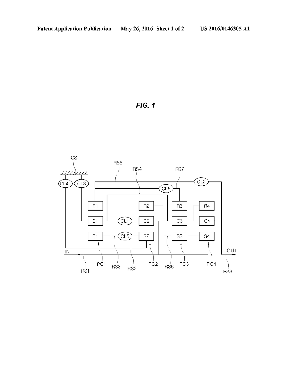 MULTI-STAGE TRANSMISSION FOR VEHICLE - diagram, schematic, and image 02