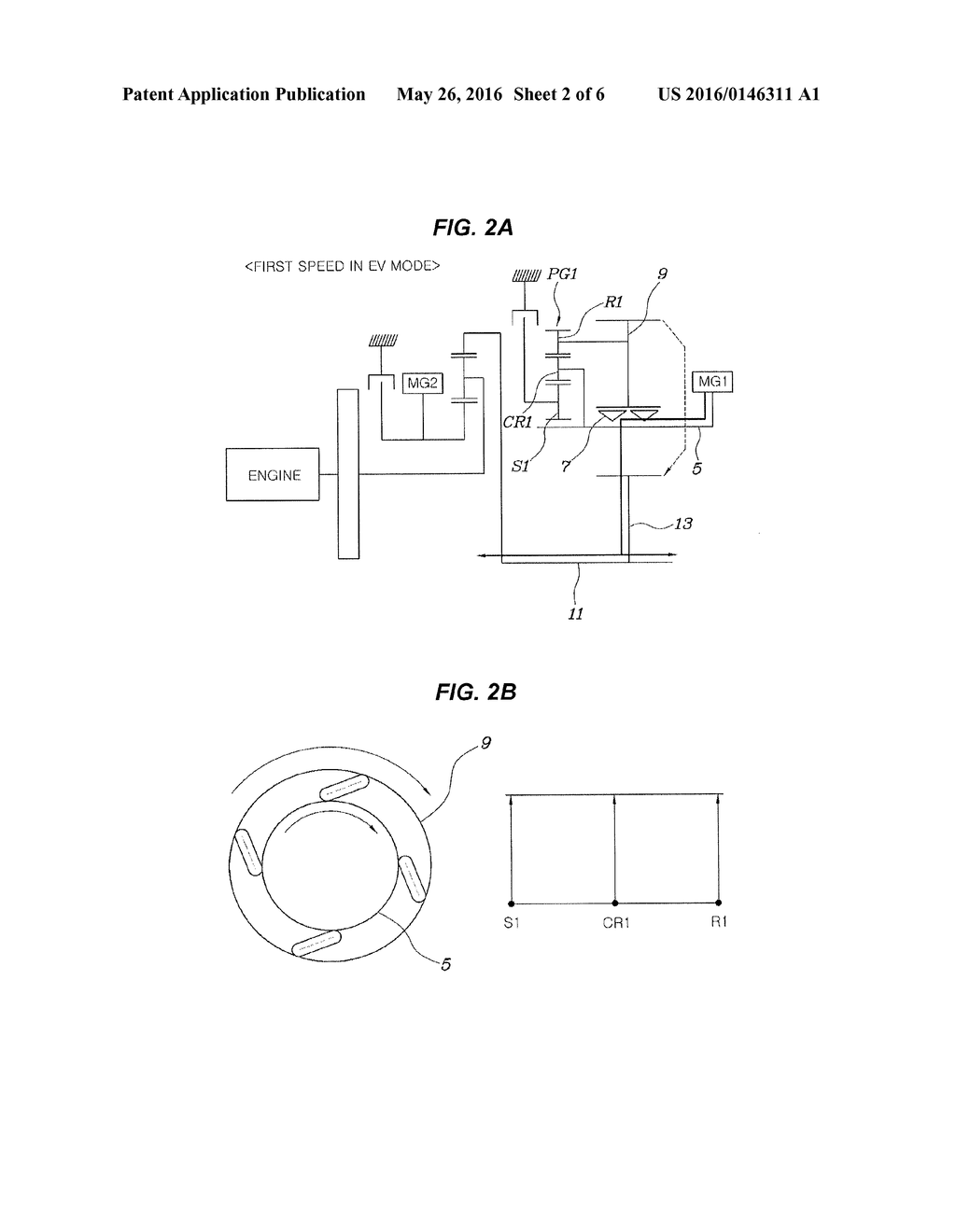 HYBRID VEHICLE POWER TRAIN - diagram, schematic, and image 03