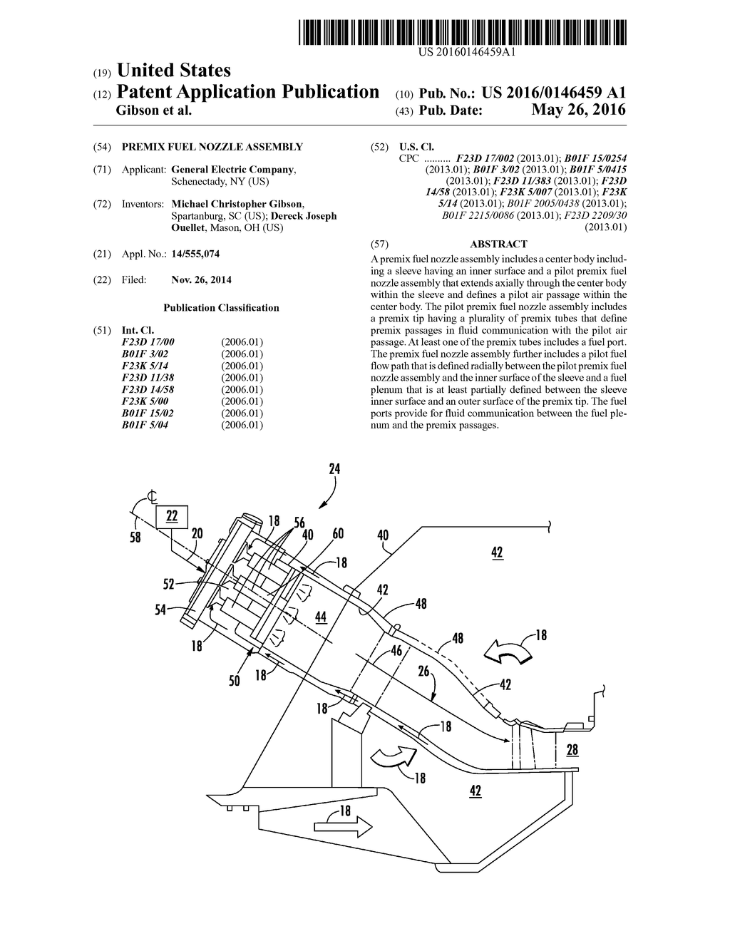 PREMIX FUEL NOZZLE ASSEMBLY - diagram, schematic, and image 01