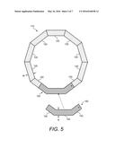 GUARD DEVICE FOR PROTECTING THE BRICK RIM OF A BARREL KILN diagram and image