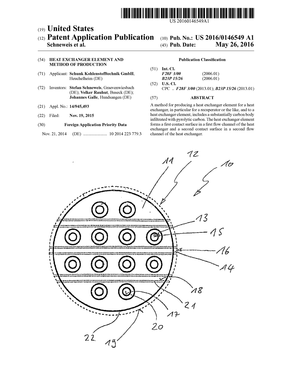 Heat Exchanger Element And Method of Production - diagram, schematic, and image 01