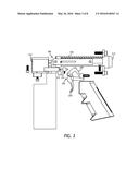 EFFICIENT HIGH-VELOCITY COMPRESSED GAS-POWERED GUN diagram and image