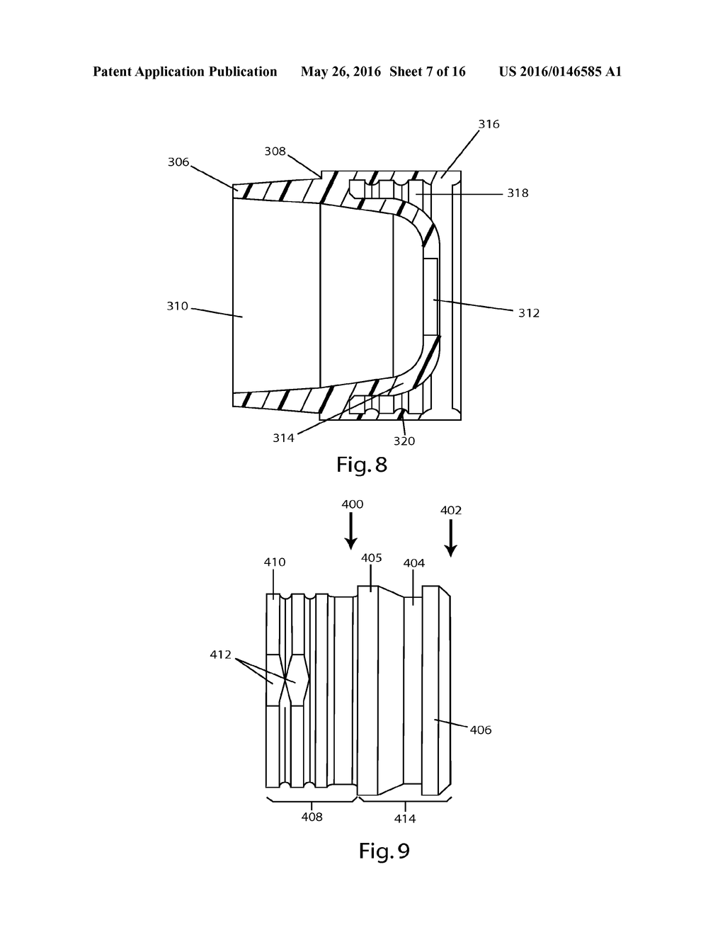 NARROWING HIGH STRENGTH POLYMER-BASED CARTRIDGE CASING FOR BLANK AND     SUBSONIC AMMUNITION - diagram, schematic, and image 08