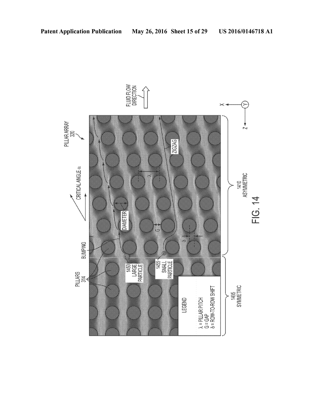 BIOPOLYMER SEPARATION USING NANOSTRUCTURED ARRAYS - diagram, schematic, and image 16