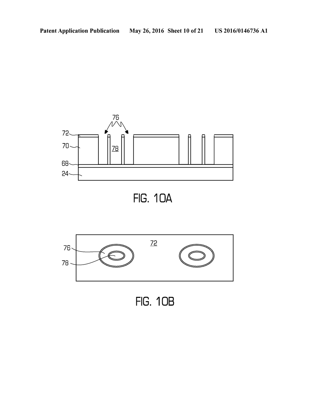 Surface Enhanced Raman Spectroscopy Resonator Structures And Methods Of     Making Same - diagram, schematic, and image 11