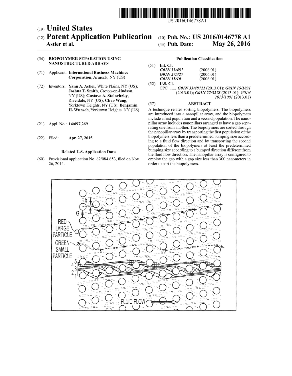 BIOPOLYMER SEPARATION USING NANOSTRUCTURED ARRAYS - diagram, schematic, and image 01