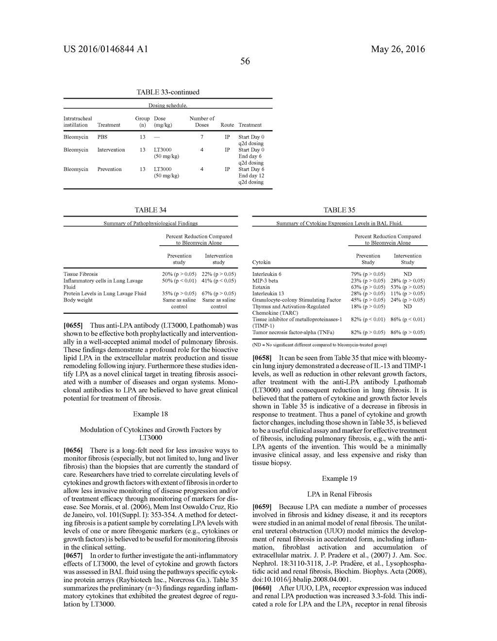 COMPOSITIONS AND METHODS FOR BINDING LYSOPHOSPHATIDIC ACID - diagram, schematic, and image 64