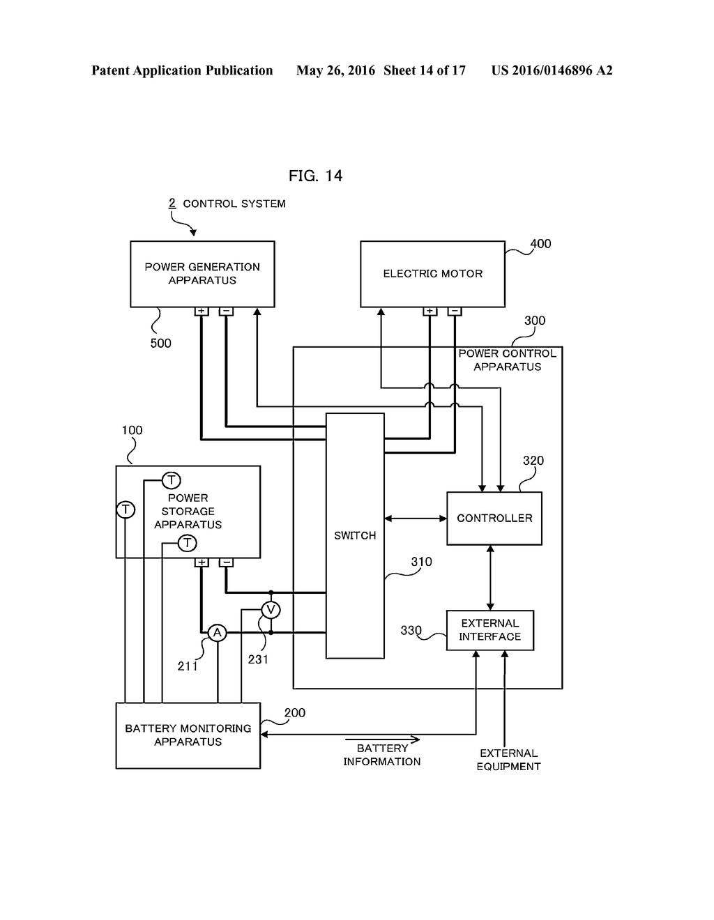 BATTERY MONITORING DEVICE, POWER STORAGE SYSTEM, AND CONTROL SYSTEM - diagram, schematic, and image 15