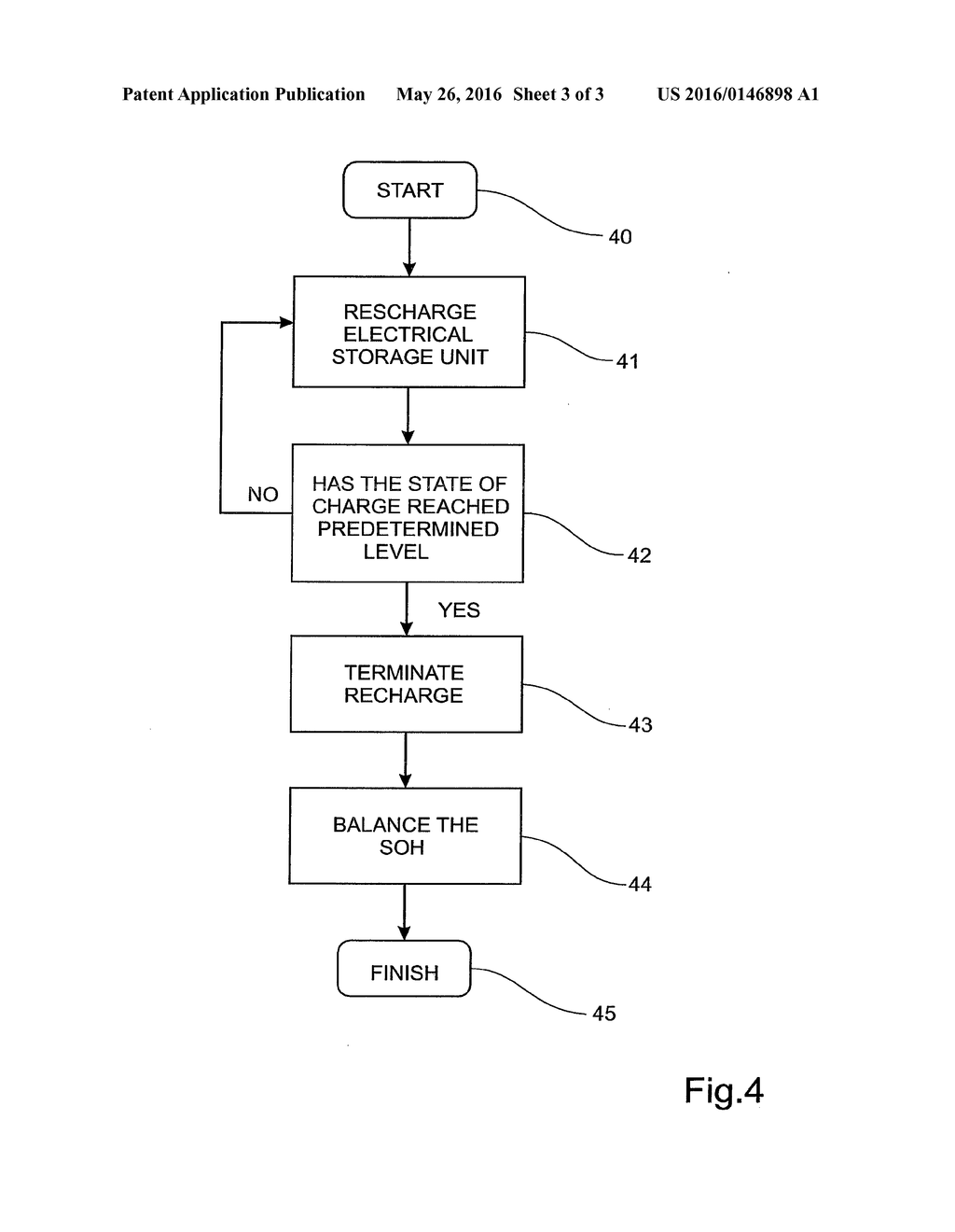 METHOD FOR ESTIMATING STATE OF HEALTH OF A BATTERY IN A HYBRID VEHICLE - diagram, schematic, and image 04