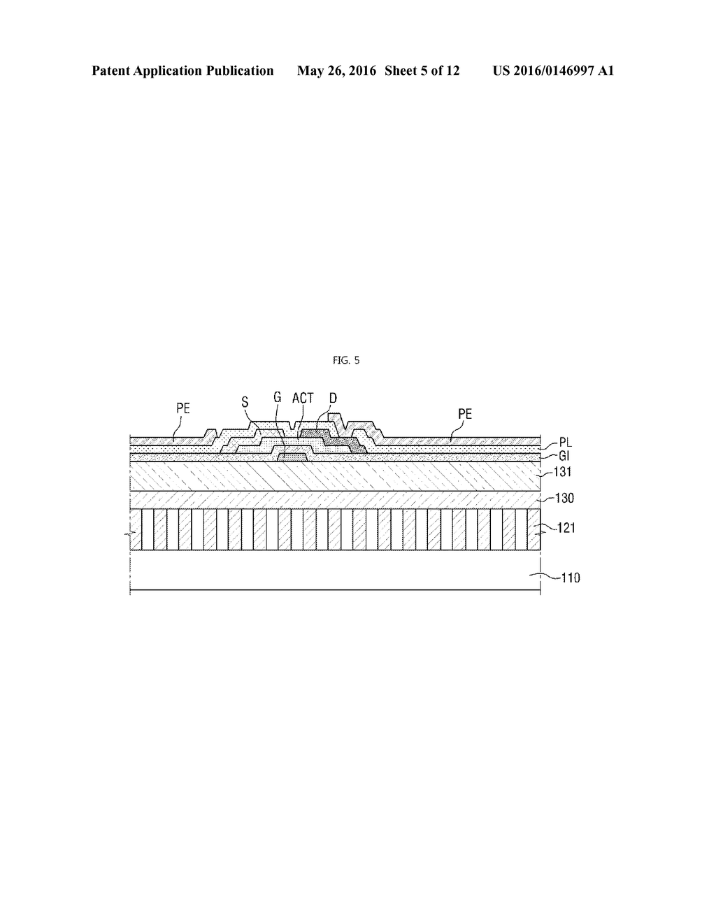 WIRE GRID POLARIZER, DISPLAY DEVICE INCLUDING THE SAME AND METHOD FOR     FABRICATING THE SAME - diagram, schematic, and image 06