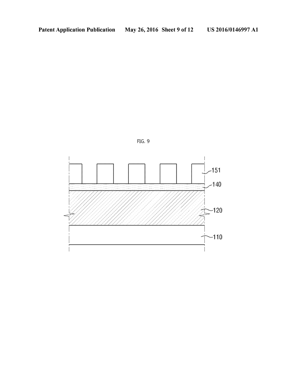 WIRE GRID POLARIZER, DISPLAY DEVICE INCLUDING THE SAME AND METHOD FOR     FABRICATING THE SAME - diagram, schematic, and image 10