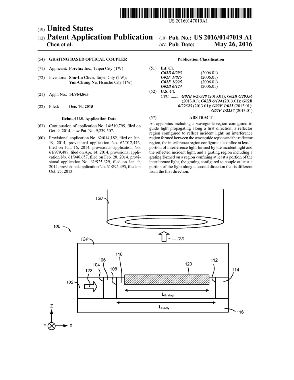 GRATING BASED OPTICAL COUPLER - diagram, schematic, and image 01