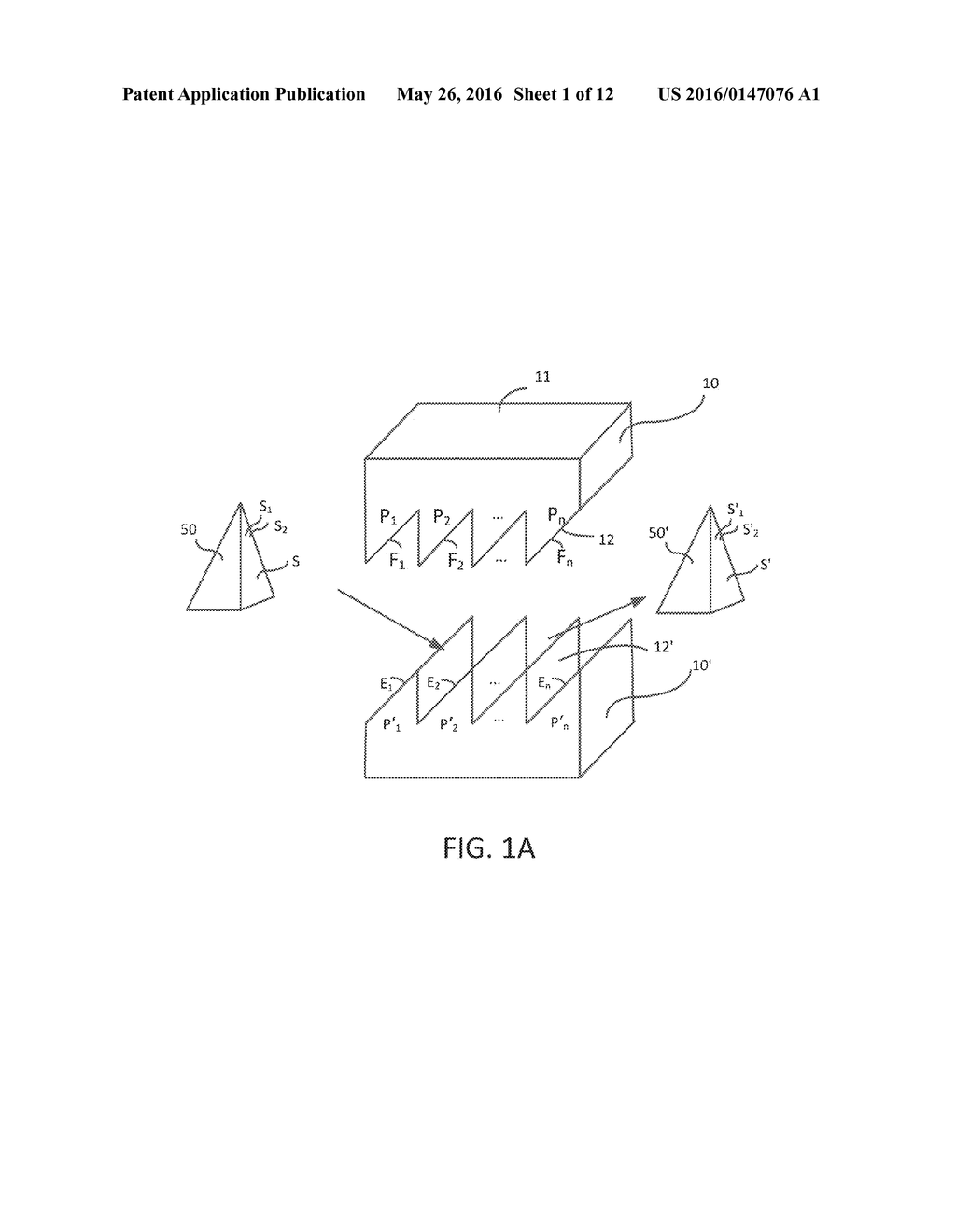 OPTICAL PRODUCTS, MASTERS FOR FABRICATING OPTICAL PRODUCTS, AND METHODS     FOR MANUFACTURING MASTERS AND OPTICAL PRODUCTS - diagram, schematic, and image 02