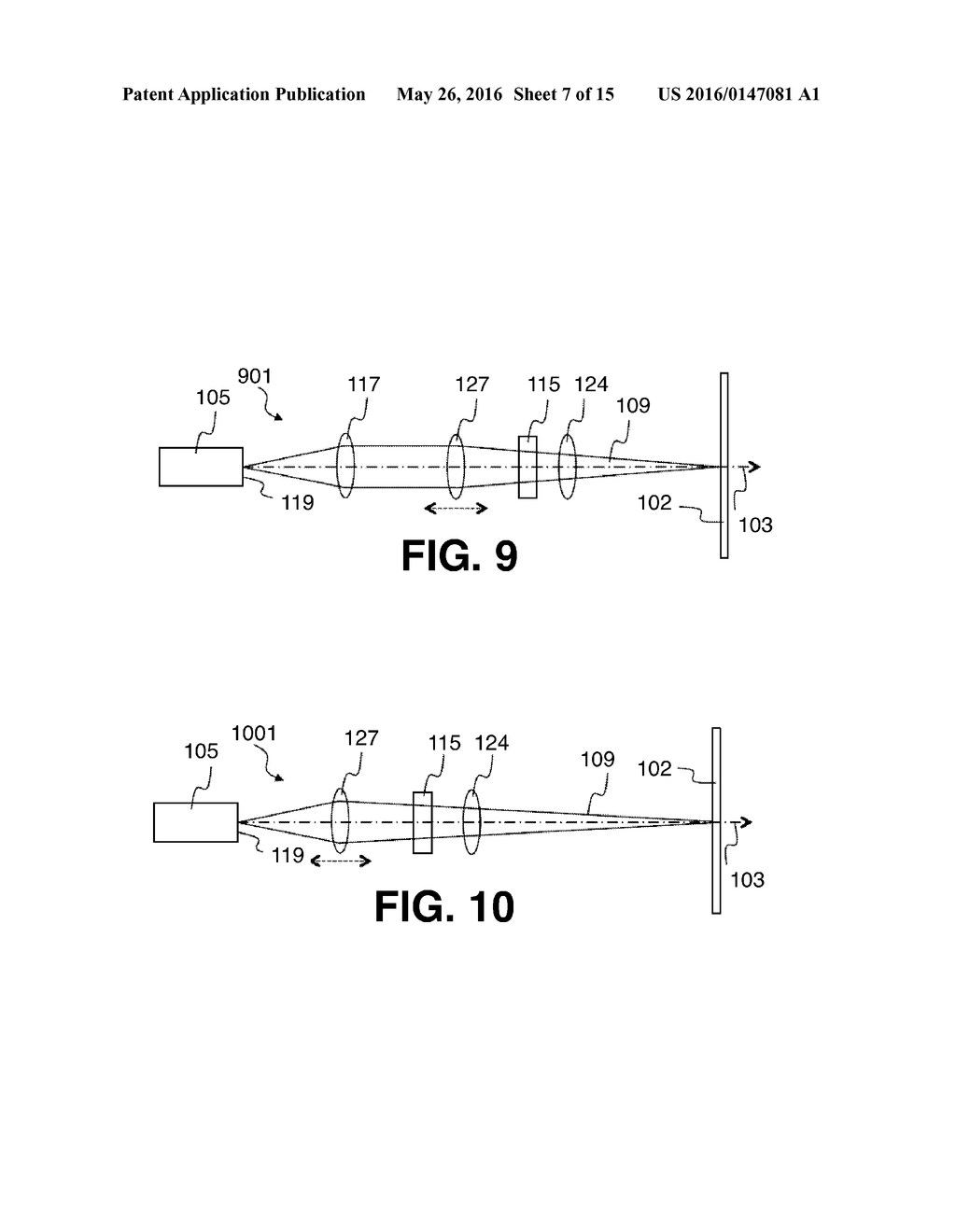 ADJUSTABLE FOCAL PLANE OPTICAL SYSTEM - diagram, schematic, and image 08