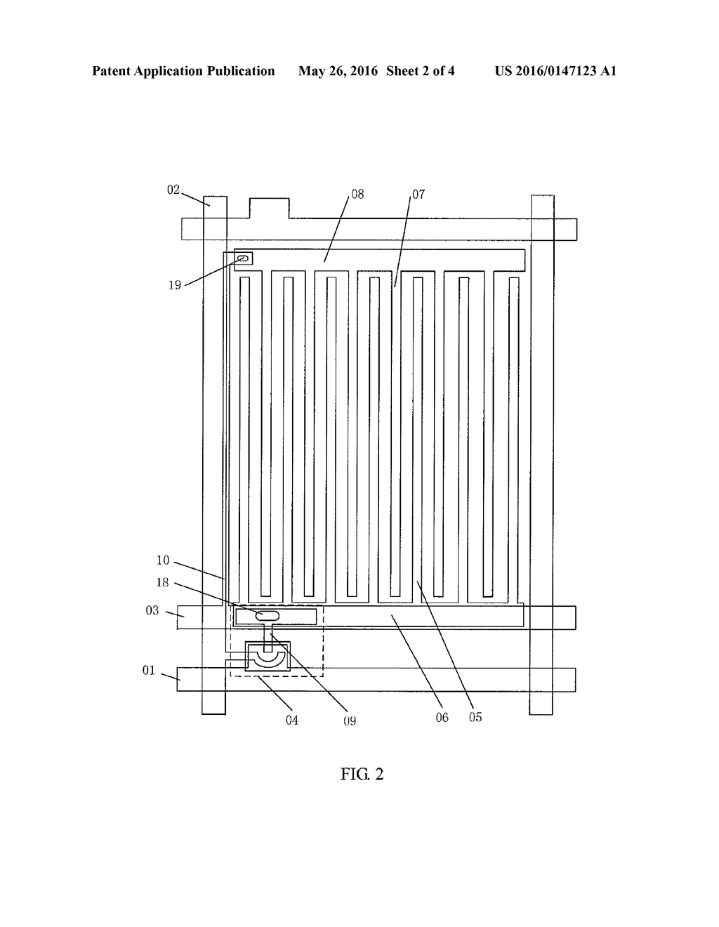 ARRAY SUBSTRATE AND DISPLAY DEVICE - diagram, schematic, and image 03