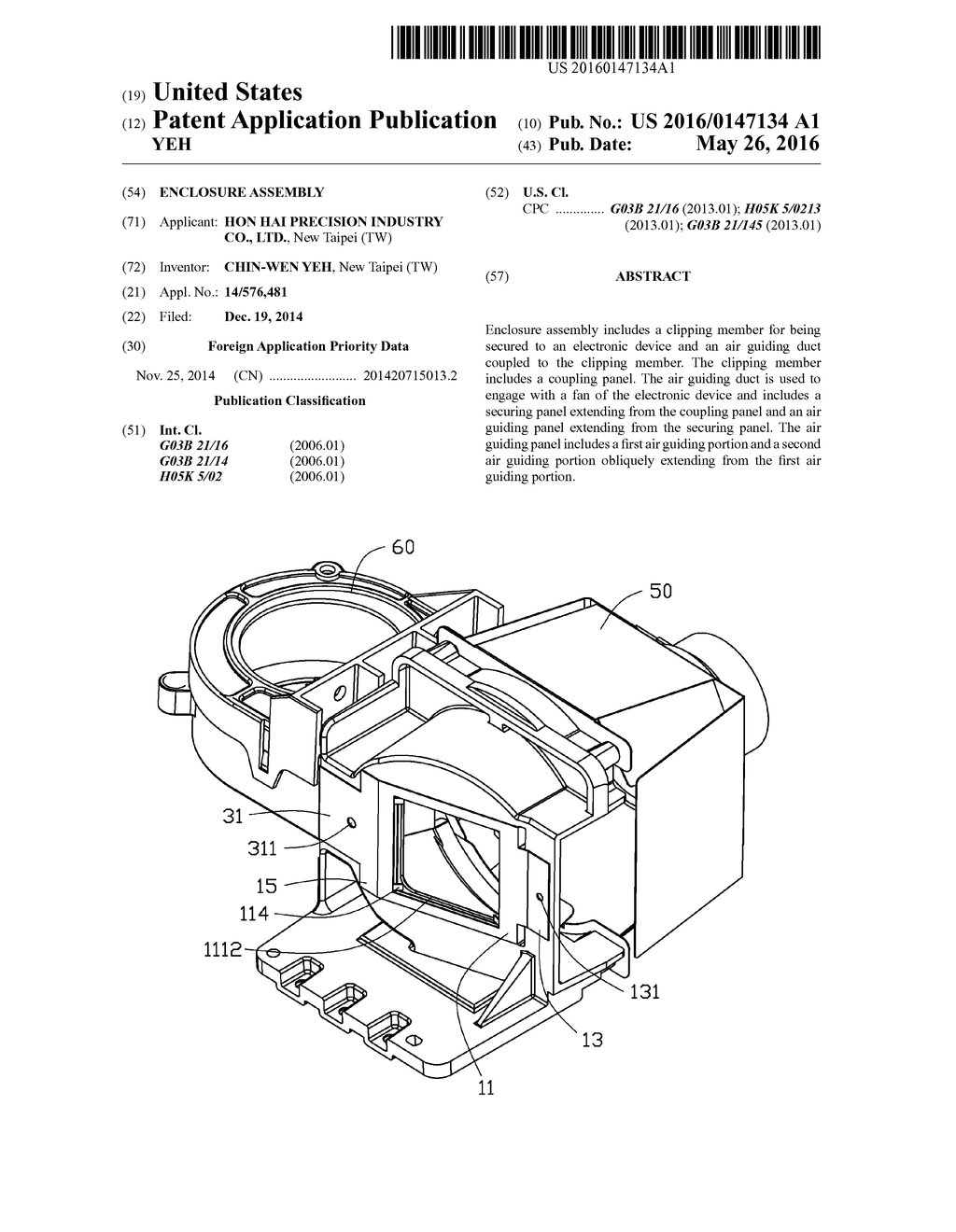 ENCLOSURE ASSEMBLY - diagram, schematic, and image 01