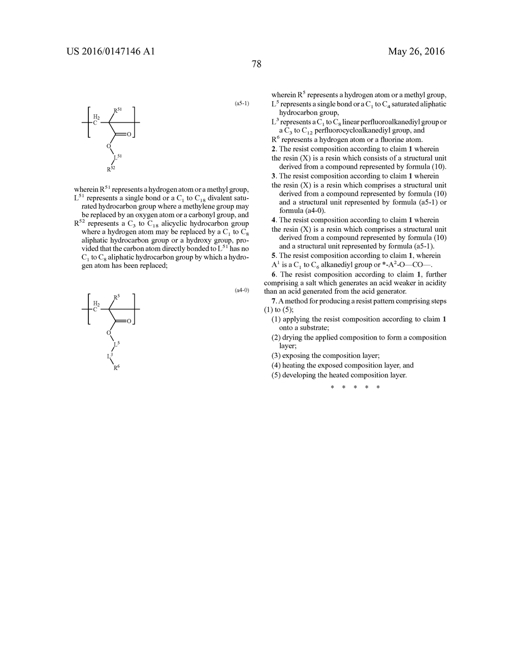 RESIST COMPOSITION AND METHOD FOR PRODUCING RESIST PATTERN - diagram, schematic, and image 79