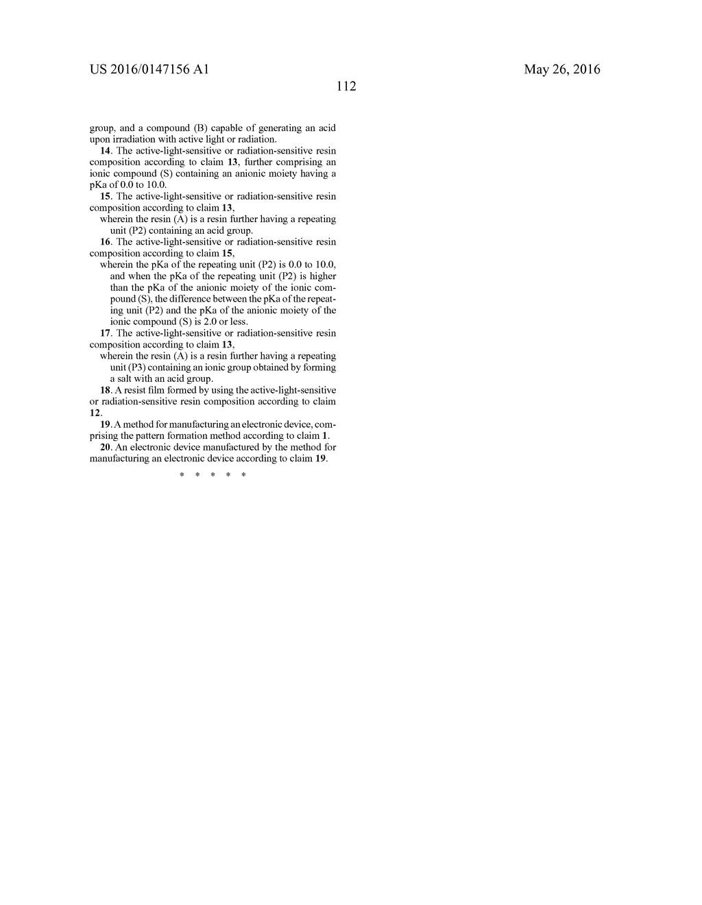 PATTERN FORMATION METHOD, ACTIVE-LIGHT-SENSITIVE OR RADIATION-SENSITIVE     RESIN COMPOSITION, RESIST FILM, METHOD FOR MANUFACTURING ELECTRONIC     DEVICE, AND ELECTRONIC DEVICE - diagram, schematic, and image 118