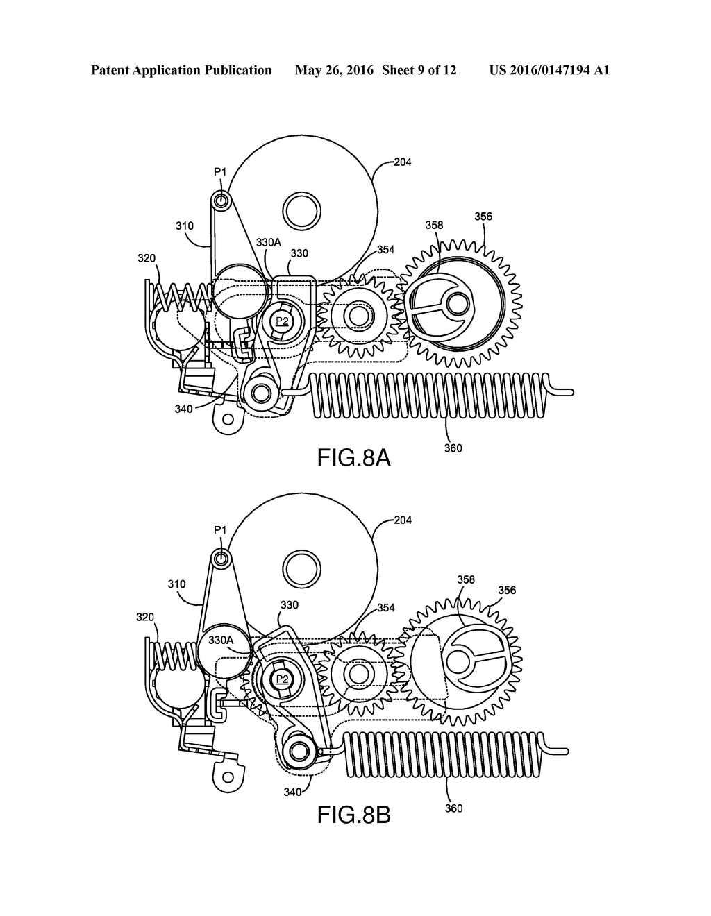 LATCH MECHANISM FOR A FUSER ASSEMBLY HAVING A HEAT TRANSFER ROLL - diagram, schematic, and image 10