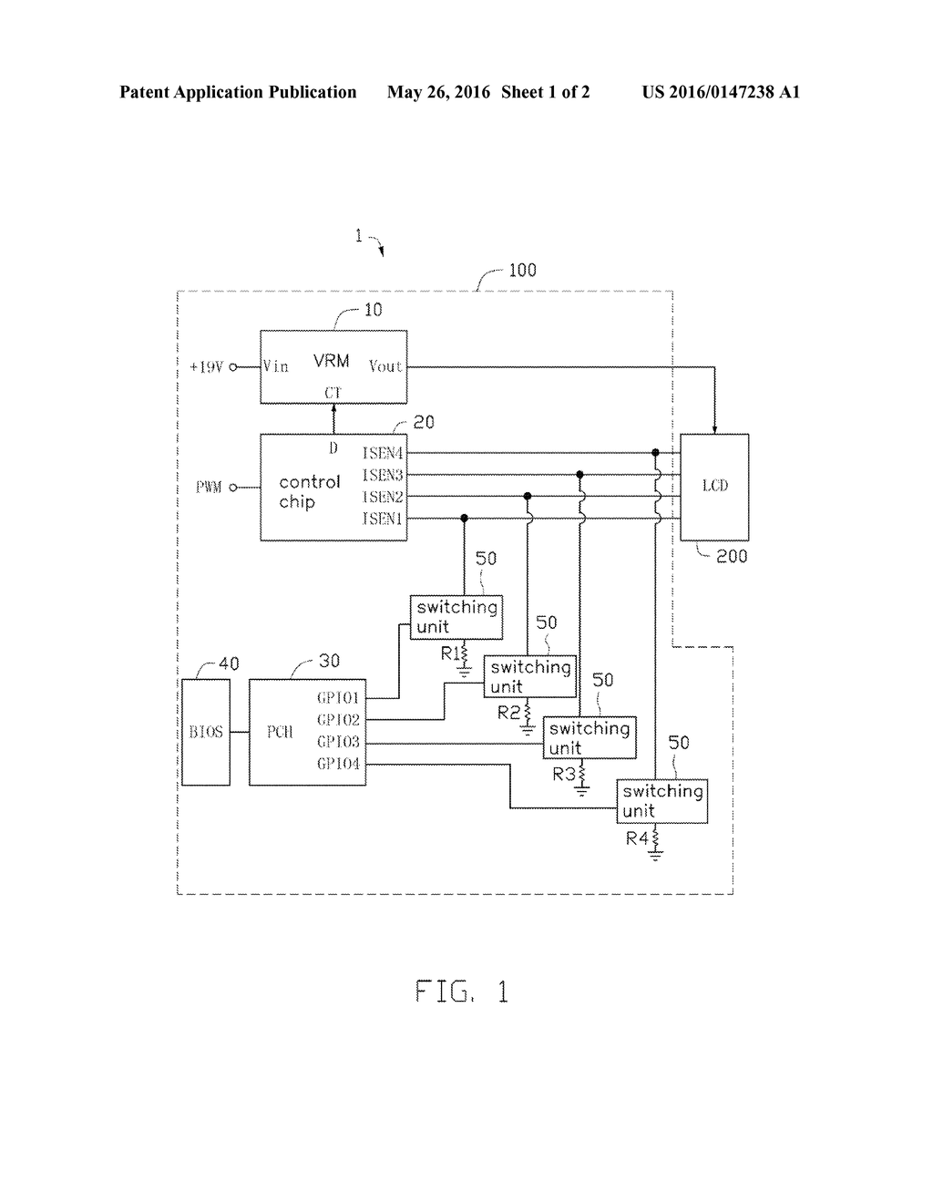 VOLTAGE ADJUSTING CIRCUIT AND ALL-IN-ONE COMPUTER INCLUDING THE SAME - diagram, schematic, and image 02