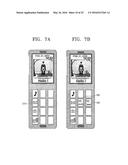 PORTABLE TERMINAL HAVING DISPLAY BUTTONS AND METHOD OF INPUTTING FUNCTIONS     USING DISPLAY BUTTONS diagram and image