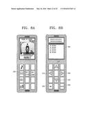 PORTABLE TERMINAL HAVING DISPLAY BUTTONS AND METHOD OF INPUTTING FUNCTIONS     USING DISPLAY BUTTONS diagram and image