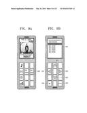 PORTABLE TERMINAL HAVING DISPLAY BUTTONS AND METHOD OF INPUTTING FUNCTIONS     USING DISPLAY BUTTONS diagram and image