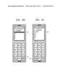 PORTABLE TERMINAL HAVING DISPLAY BUTTONS AND METHOD OF INPUTTING FUNCTIONS     USING DISPLAY BUTTONS diagram and image