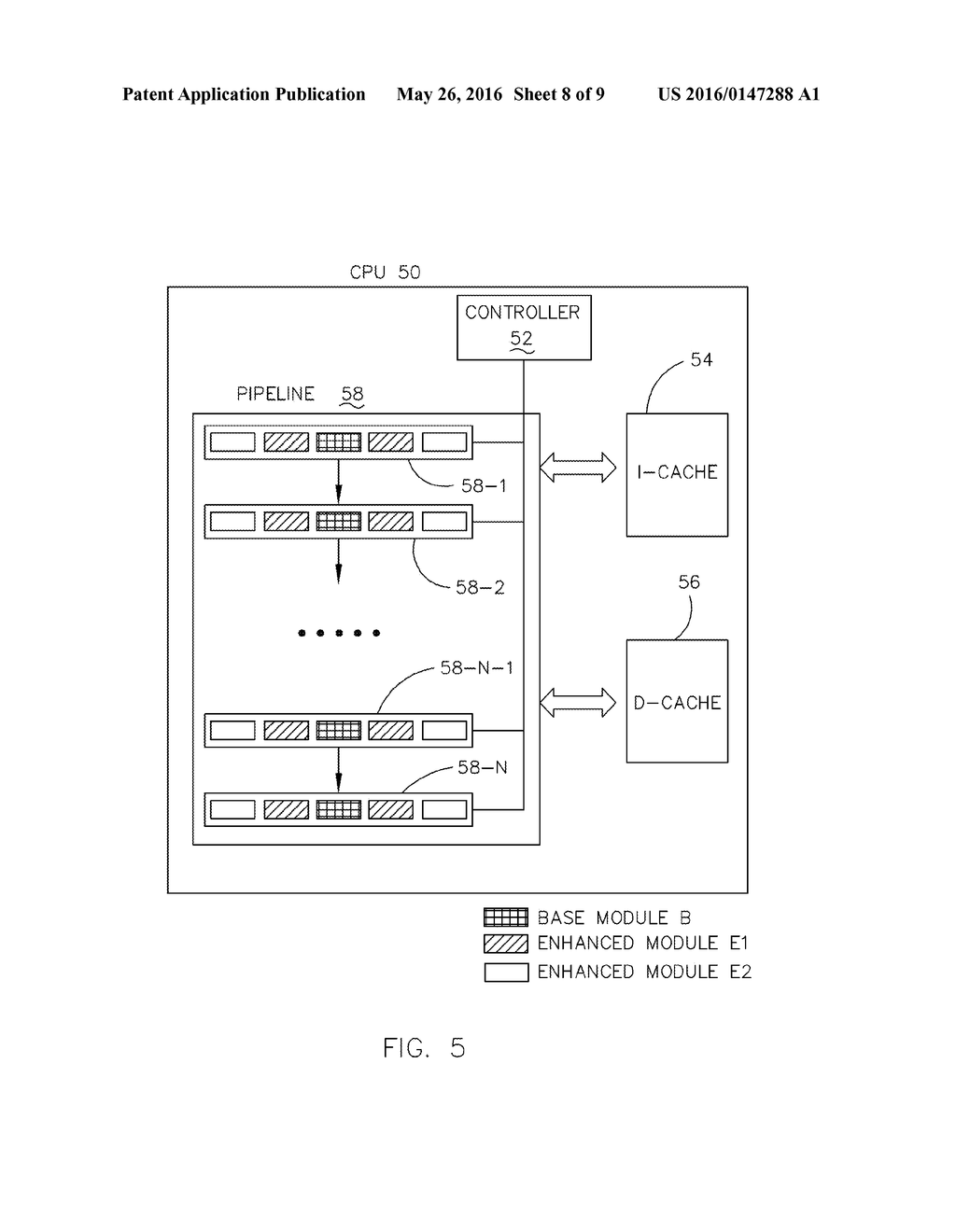 Apparatus and Method for Activating and Shutting Down Enhanced Pipeline     Stages and Enhanced Modules Based on Priority and Performance     Requirements - diagram, schematic, and image 09