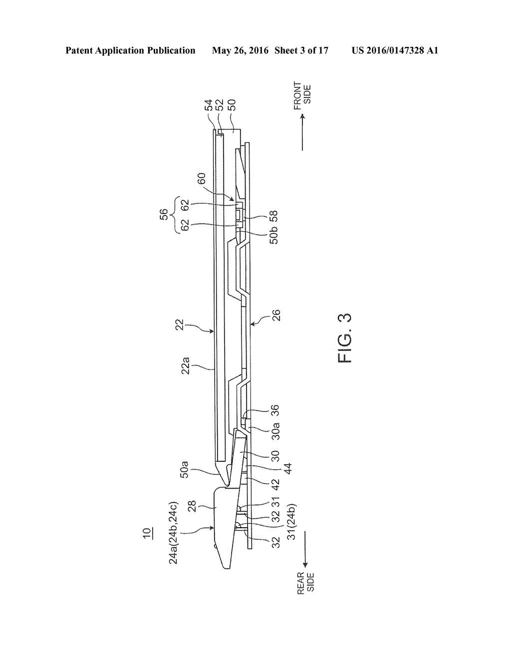 INPUT DEVICE FOR A PORTABLE COMPUTER - diagram, schematic, and image 04