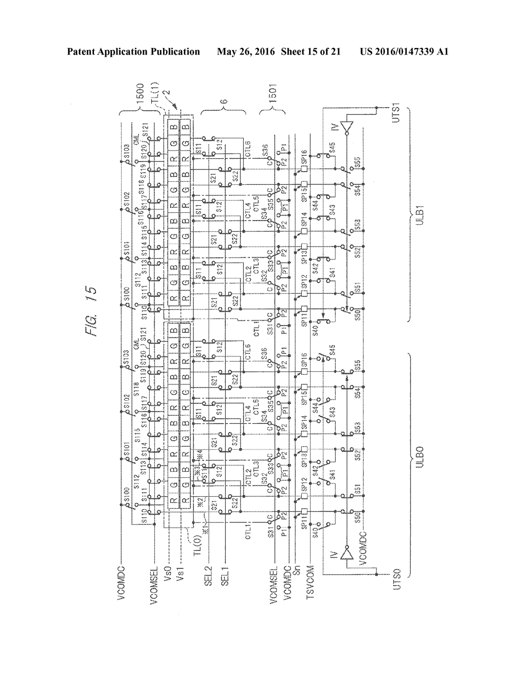 DISPLAY AND TOUCH DETECTION METHOD - diagram, schematic, and image 16