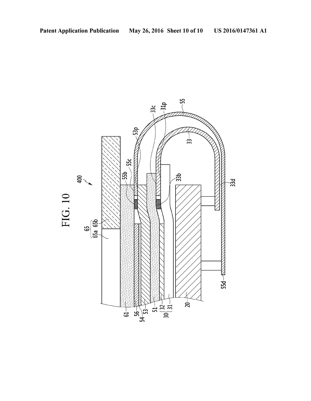 DISPLAY DEVICE INCLUDING TOUCH SCREEN PANEL - diagram, schematic, and image 11