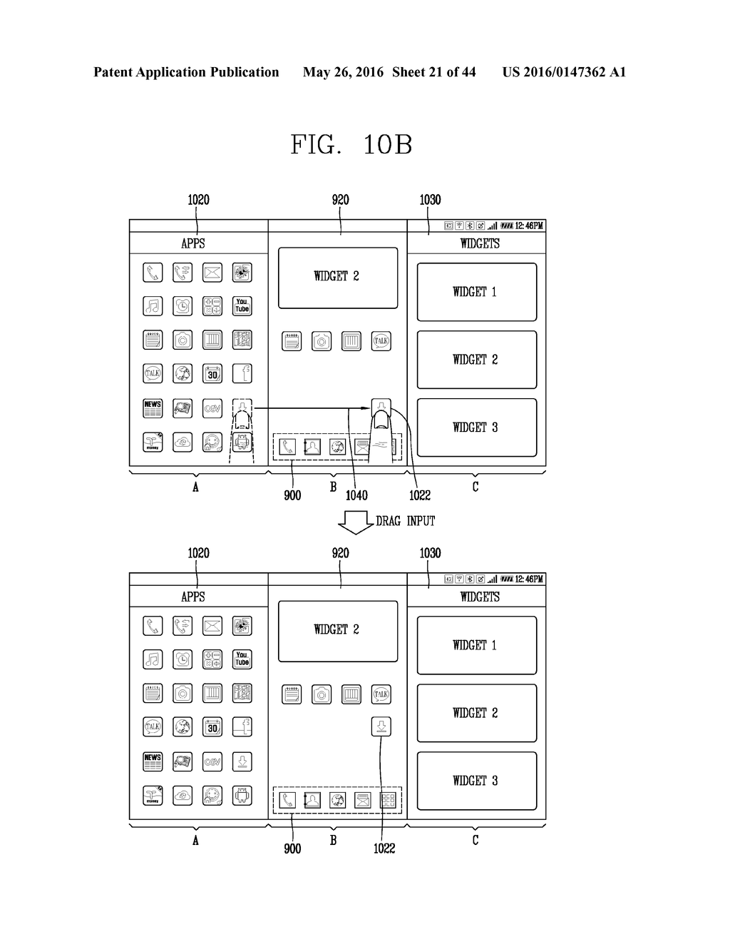 MOBILE TERMINAL AND METHOD FOR CONTROLLING THE SAME - diagram, schematic, and image 22