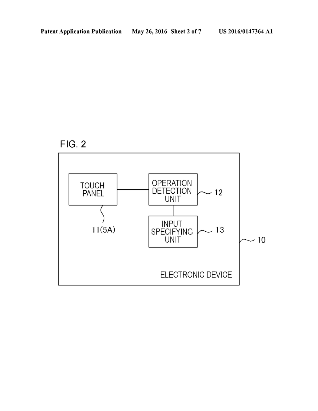 ELECTRONIC DEVICE, INPUT RECEIVING METHOD, AND STORAGE MEDIUM - diagram, schematic, and image 03