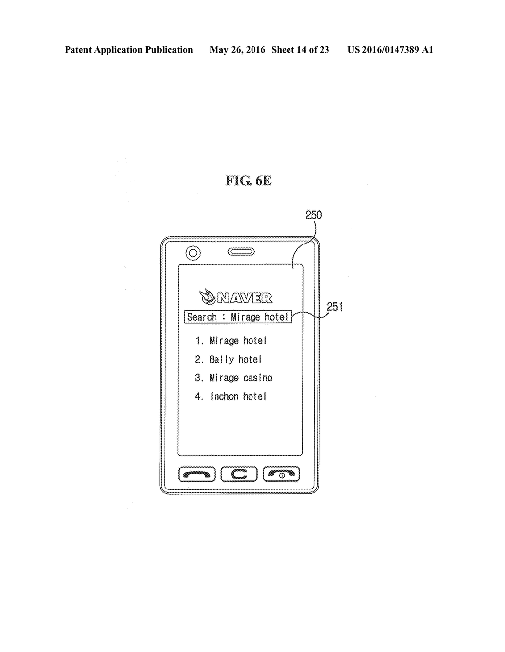 METHOD FOR EXECUTING MENU IN MOBILE TERMINAL AND MOBILE TERMINAL USING THE     SAME - diagram, schematic, and image 15