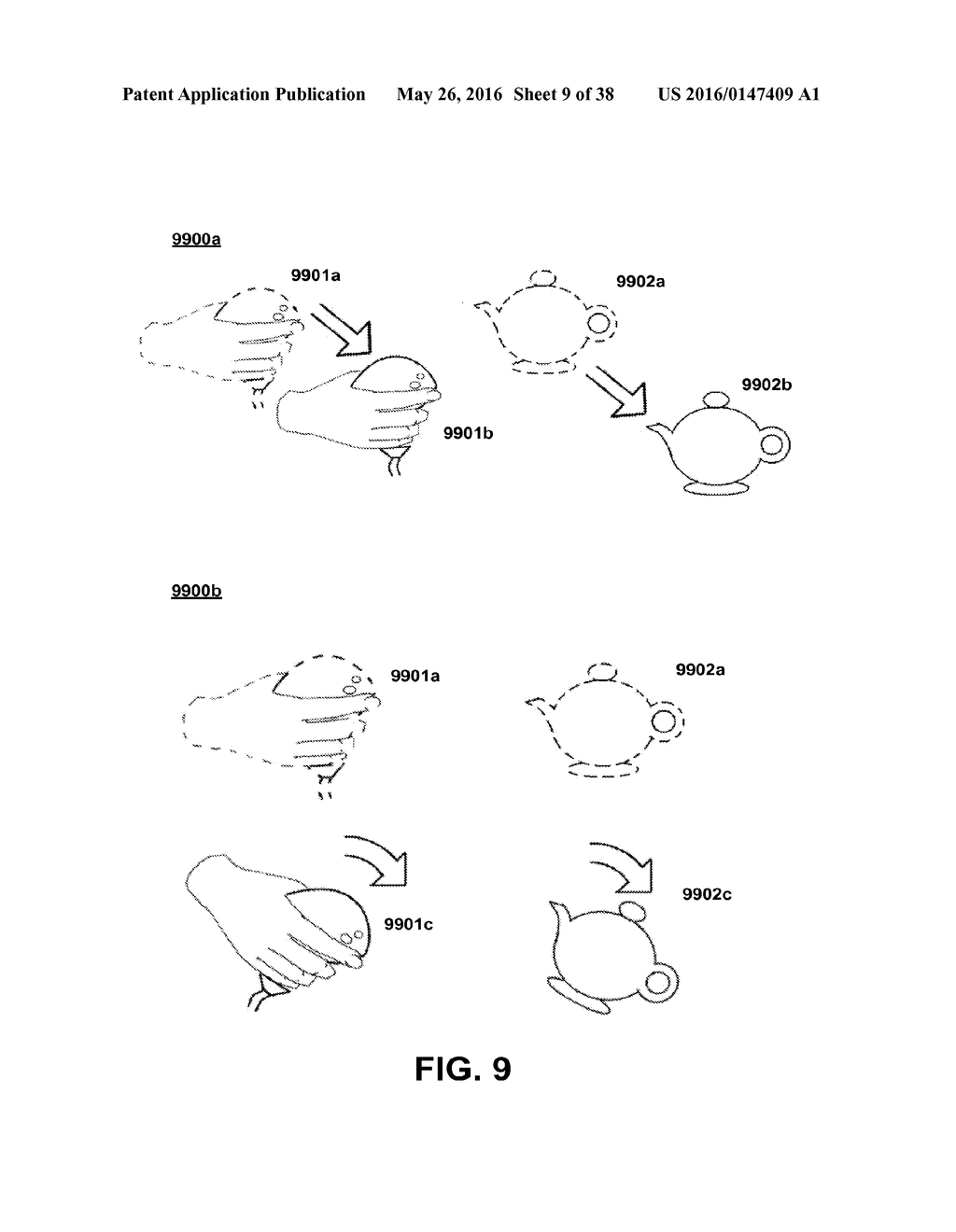 SYSTEMS AND METHODS FOR HUMAN-COMPUTER INTERACTION USING A TWO-HANDED     INTERFACE - diagram, schematic, and image 10