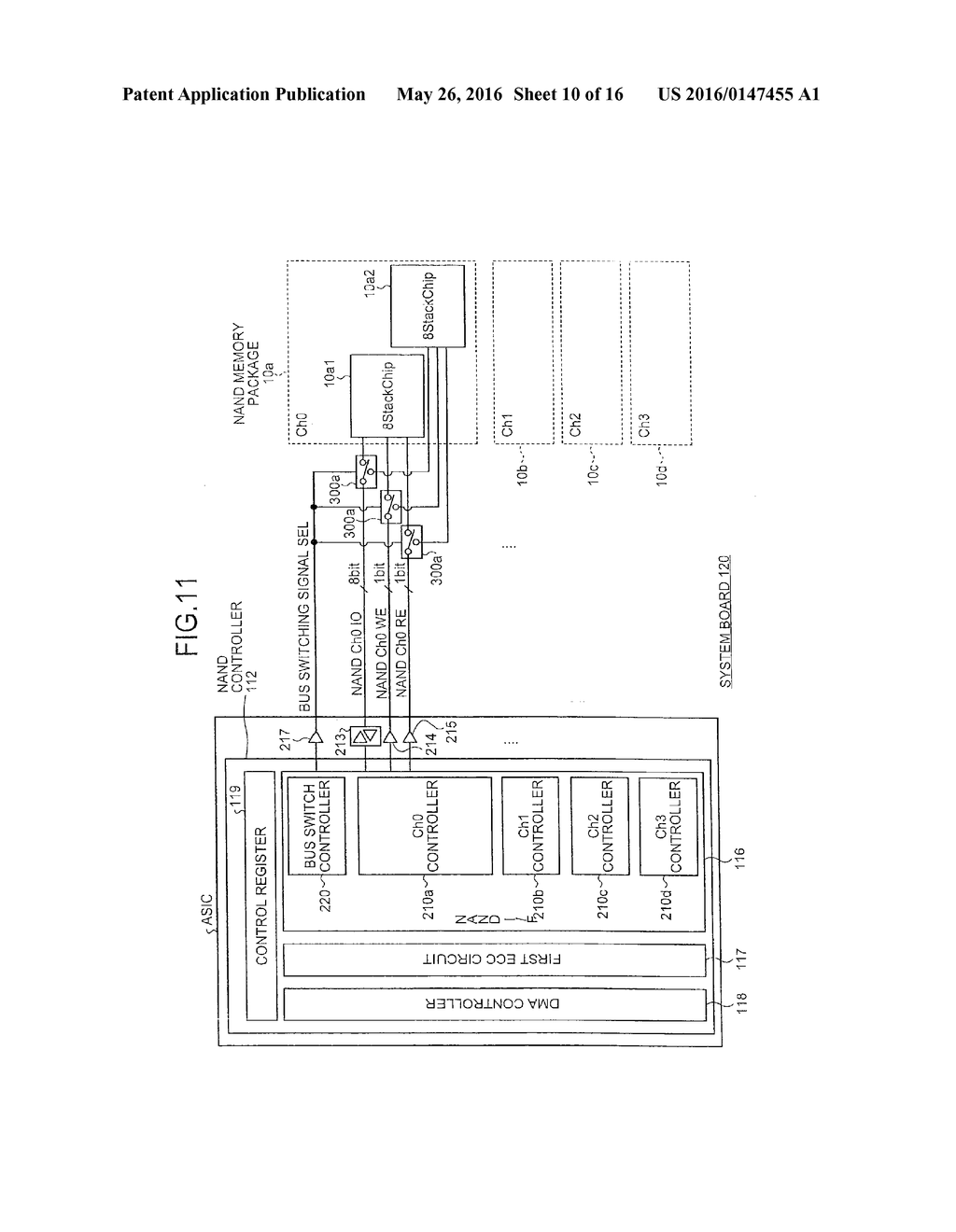 MEMORY SYSTEM WITH SELECTIVE ACCESS TO FIRST AND SECOND MEMORIES - diagram, schematic, and image 11